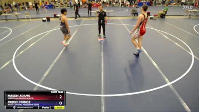 215 lbs Round 1 - Mason Adams, Wrestling Brotherhood vs Freddi Munoz, West Central Wrestling Club