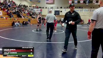 285 lbs 5th Place Match - Collin Gadbois, Century vs Oscar Garcia, McMinnville