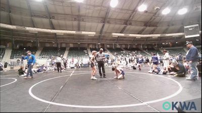 80 lbs Quarterfinal - Bree Leyba, TTWC Cream vs Dayton Rice, Prime Wrestling