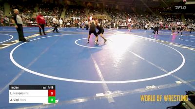 160 lbs Round Of 16 - Leland Havens, RT Elite, WI vs Juan Vigil, Pomona Elite