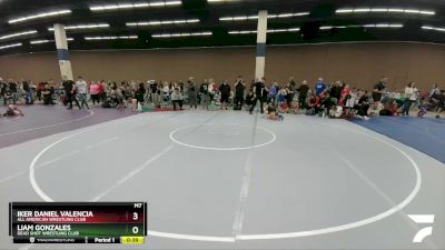 92 lbs Semifinal - Liam Gonzales, Dead Shot Wrestling Club vs Iker Daniel Valencia, All American Wrestling Club