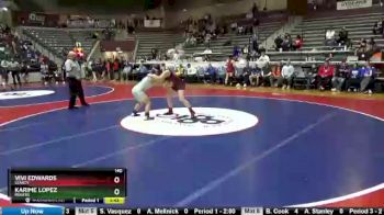 140 lbs Semifinal - Vivi Edwards, Searcy vs Karime Lopez, Rogers