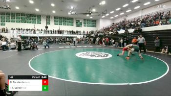 144 lbs Cons. Semi - Fisher Vance, Pinedale vs Brayden Torstenbo, Rawlins