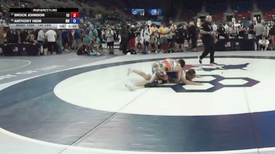 144 lbs Champ. Rd Of 64 - Brock Johnson, Kansas vs Anthony Heim, Minnesota