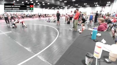 93 lbs Round 3 (6 Team) - Camden Mclemore, MF Army vs Anthony Messina, SC United