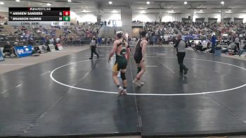 AA 150 lbs Cons. Semi - Andrew Sanders, Gallatin High School vs Brandon Harris, Bradley Central High School