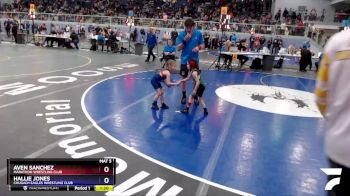 40 lbs Round 1 - Aven Sanchez, Marathon Wrestling Club vs Hallie Jones, Chugach Eagles Wrestling Club