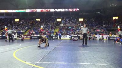 95 lbs Consy 1 - Mason Yoder, Central Cambria vs Dominic DeRiggi, Ambridge