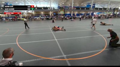 165 lbs Champ. Round 3 - Jace Acker, Unattached vs Adam Cox, Glasgow Wrestling