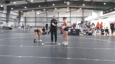 124 lbs Quarters - Gigi Bragg, Cowgirls Wrestling Club vs Kiera Hagman, University Of Jamestown