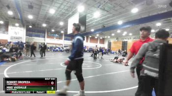 190 lbs Champ. Round 2 - Mike Vassalle, Northview vs Robert Oropeza, Yorba Linda