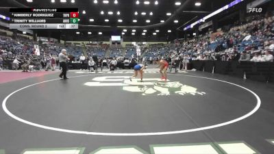 105 lbs Cons. Round 2 - Kimberly Rodriguez, Topeka - Highland Park HS vs Trinity Williams, Andover Hs