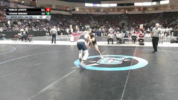 4A 138 lbs Cons. Semi - Chase Jimenez, Silver vs Emilio Lovato, Valley