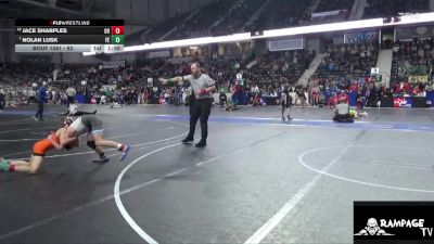 92 lbs Cons. Round 2 - Nolan Lusk, Falcon Empire vs Jace Sharples, Ogden`s Outlaws