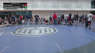 113 lbs 5th Place Match - Xavier Rodriguez Sanchez, Canyon View vs Nash Gillett, EVWC
