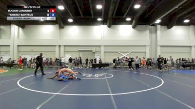 150 lbs Champ. Round 2 - Jaxson Lundgren, IA vs Charly Sainteus, FL