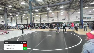 58 lbs Semifinal - Leo Navarro, Legacy Elite vs Liam McNeil, Spanish Springs WC