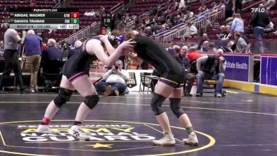 170 lbs First Round - Abigail Wagner, Athens-G vs Davaya Truman, Erie-G