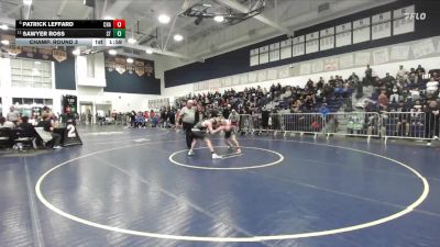 120 lbs Champ. Round 3 - Sawyer Ross, South Torrance vs Patrick Leffard, Chaparral