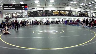 124 lbs Round 2 (16 Team) - Alexis Brua, D`Youville vs Gideon Sanchez, Schreiner University (A)