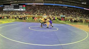 D1-106 lbs Cons. Round 1 - Nick Martinek, L`Anse Creuse HS vs Hunter Sutfin, Hastings HS