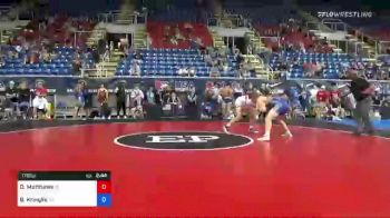 170 lbs Round Of 128 - Derek Matthews, Idaho vs Brandt Kringlie, North Dakota