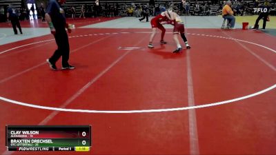160 lbs Champ. Round 1 - Clay Wilson, Alexandria vs Braxten Drechsel, OTC (Ottertail)