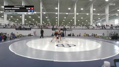 155 lbs Beckah Gossman, Nebraska J vs Laila Tellez, North Carolina Blue