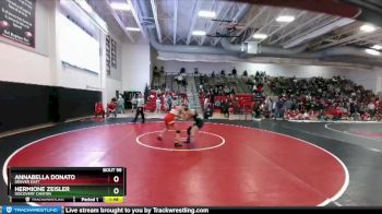 130 lbs Quarterfinal - ANNABELLA DONATO, Denver East vs Hermione Zeisler, Discovery Canyon