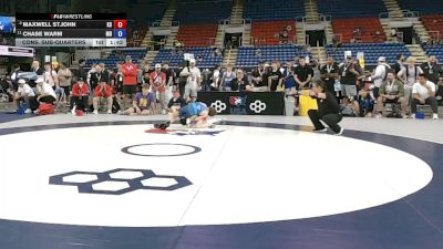 88 lbs Cons. Sub-quarters - Maxwell St.John, Kansas vs Chase Warm, Maryland
