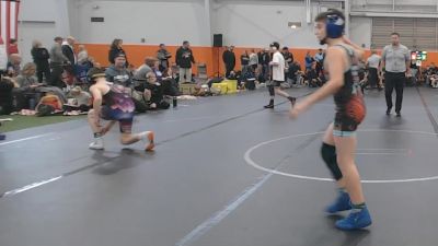 92 lbs Round 1 (4 Team) - Cael Purcell, Neighborhood Wrestling vs Karter Taylor, Rising Kingz