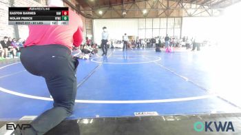 67 lbs Rr Rnd 2 - Easton Barnes, Raw Wrestling Club vs Nolan Pierce, Verdigris Youth Wrestling