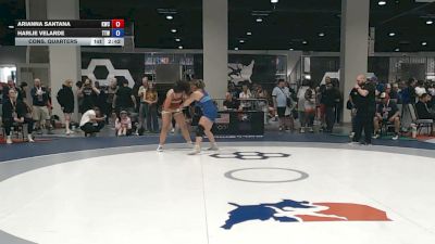 170 lbs Cons. Quarters - Arianna Santana, Khutulun Wrestling Club vs Harlie Velarde, Tiger Tough Wrestling