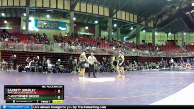 175 lbs Placement (4 Team) - Christopher Brisso, Lincoln Southwest vs Barrett Gourley, Papillion-La Vista South