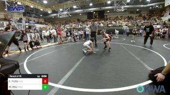 58 lbs Round Of 16 - Eli Potts, Plainview Youth Wrestling Club vs Maxwell Roy, Standfast OKC