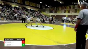 138 lbs 1st Place Match - Abel Gaitan, Temecula Valley vs Jack Estevez, Calvary Chapel (Santa Ana)