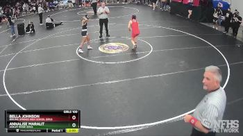 Girls 100 lbs Quarterfinal - Annalise Maralit, Ashley Ridge Girls vs Bella Johnson, Boiling Springs High School Girls