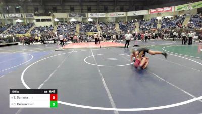 180 lbs Consi Of 16 #2 - Ezekio Samora, Little Warriors vs Diego Deleon, Wray Eagles