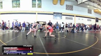 150 lbs Cons. Round 4 - Damian Irizarry, Hawkstyle Wrestling Club vs Wyatt Cooksey, Bloomington South Wrestling Club