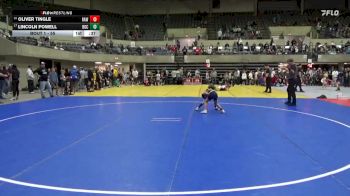 55 lbs Champ. Round 1 - Oliver Tingle, Robbinsdale Area Wrestling vs Lincoln Powell, BGC