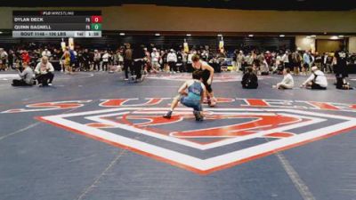 106 lbs Consi Of 32 #2 - Dylan Deck, PA vs Quinn Bagnell, PA