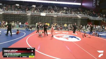 90 lbs 3rd Place Match - Hadley Henton, North Big Horn Rams vs Cheyenne Gardner, Glenrock Wrestling Club