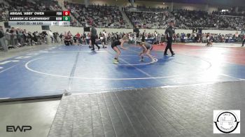 68 lbs Consolation - Abigail `Abby` Owen, Perry Girls Wrestling Club vs Laneigh Jo Cartwright, Midwest City Bombers Youth Wrestling Club