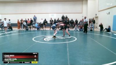 120 lbs Cons. Round 2 - Chad Rees, Viewmont vs Hunter Hurl, Corner Canyon