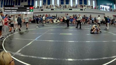 72 lbs Round 3 (6 Team) - Garrett Raley, Florida Scorpions vs Porter Hopkins, Caveman
