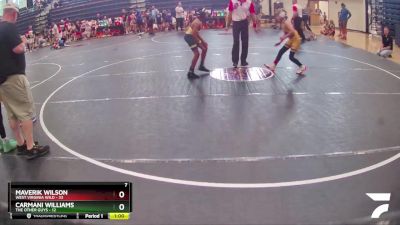 80 lbs Round 7 (8 Team) - Maverik Wilson, West Virginia Wild vs Carmani Williams, The Other Guys