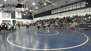 150 lbs Cons. Round 1 - Joaquin Pedroza, Costa Mesa vs Samuel Valdez Pinon, San Clemente