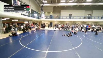59-62 lbs Round 3 - Kiyan Razaghi, RKDA vs Ezra Heredia, Agon Academy Wrestling