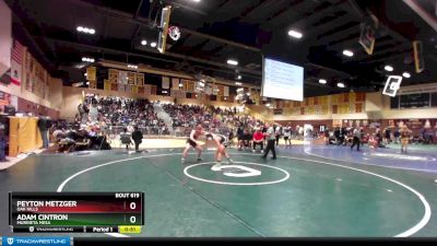 170 lbs Cons. Round 2 - Peyton Metzger, Oak Hills vs Adam Cintron, Murrieta Mesa