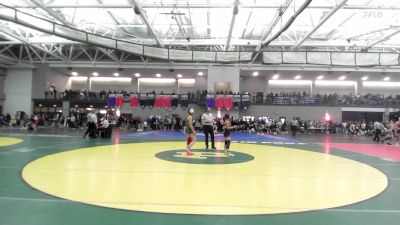 120 lbs Quarterfinal - Monica Flores Romero, Fairfield Warde vs Domna Christakos, Foran